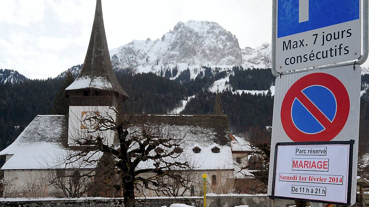 St. Josef-kirken i Gstaad.