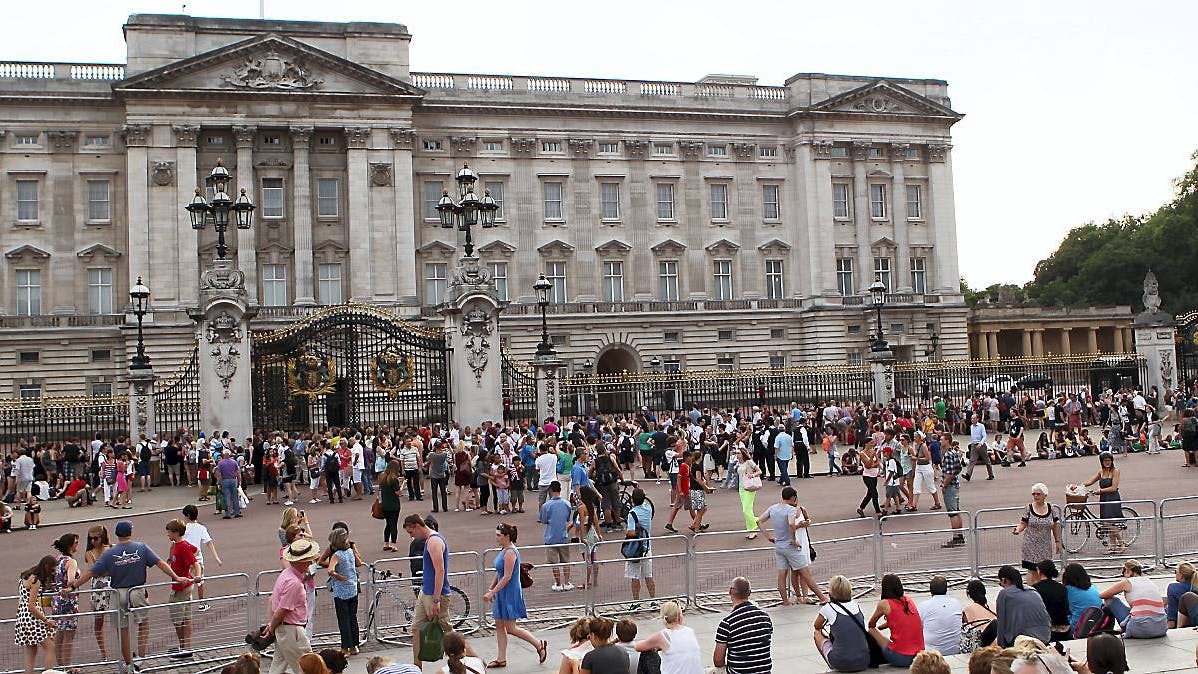 Buckingham Palace fotograferet i juli 2013.