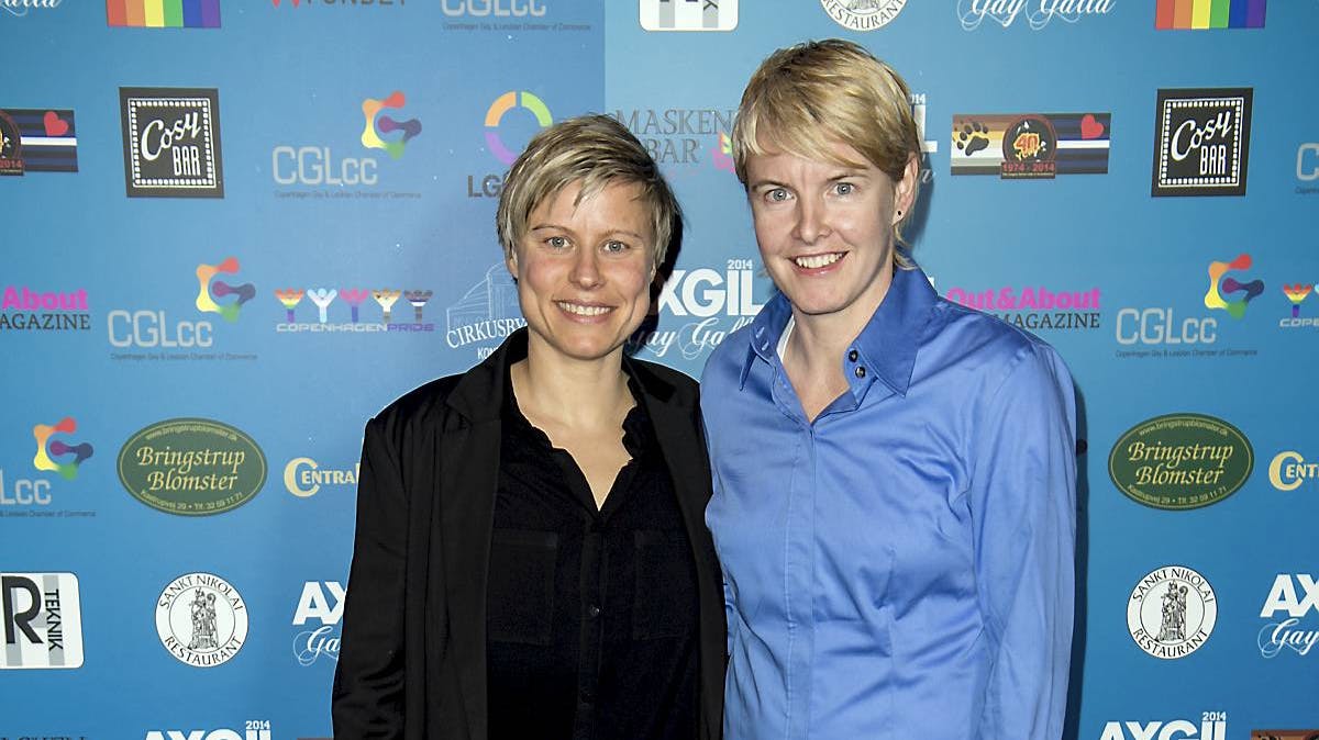 Trine Falck og Camilla Andersen.