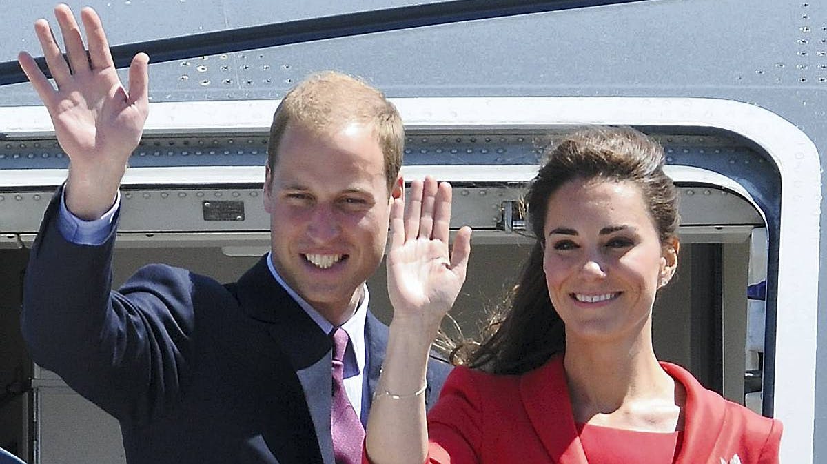 Prins William og hertuginde Catherine