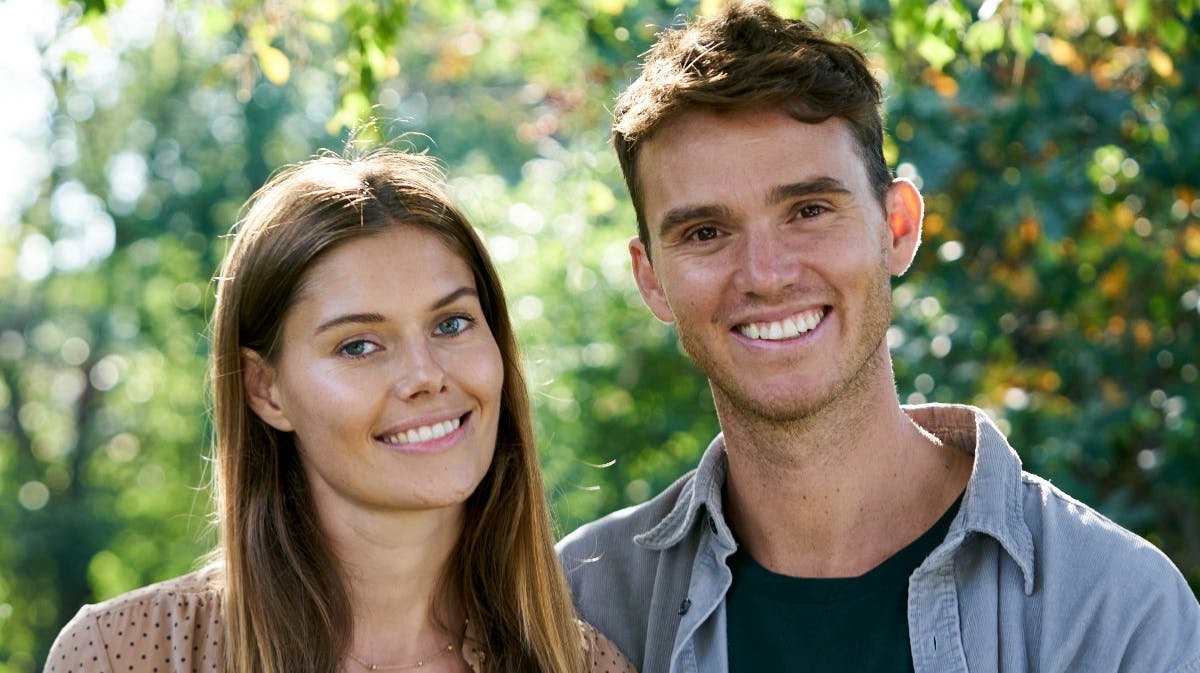 Caroline og Reece fra "Nybyggerne".