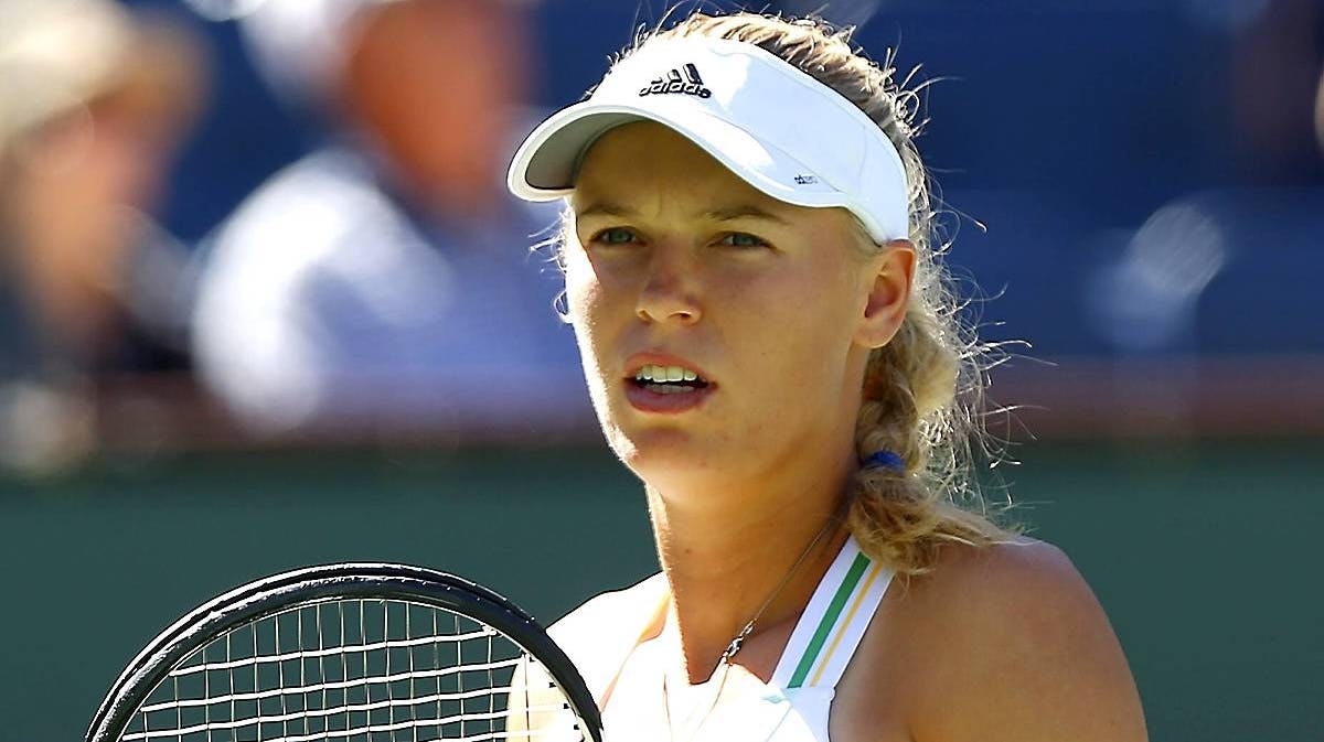 Caroline Wozniacki ved Indian Wells i marts 2014.