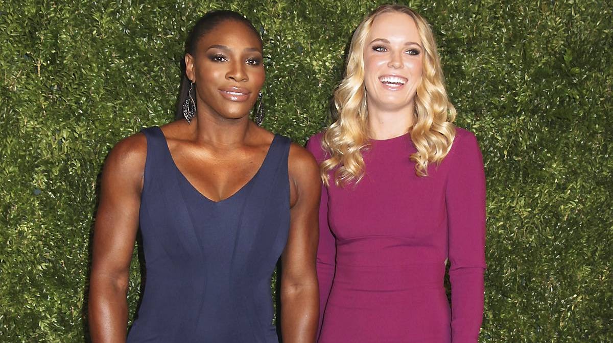 Caroline Wozniacki og Serena Williams