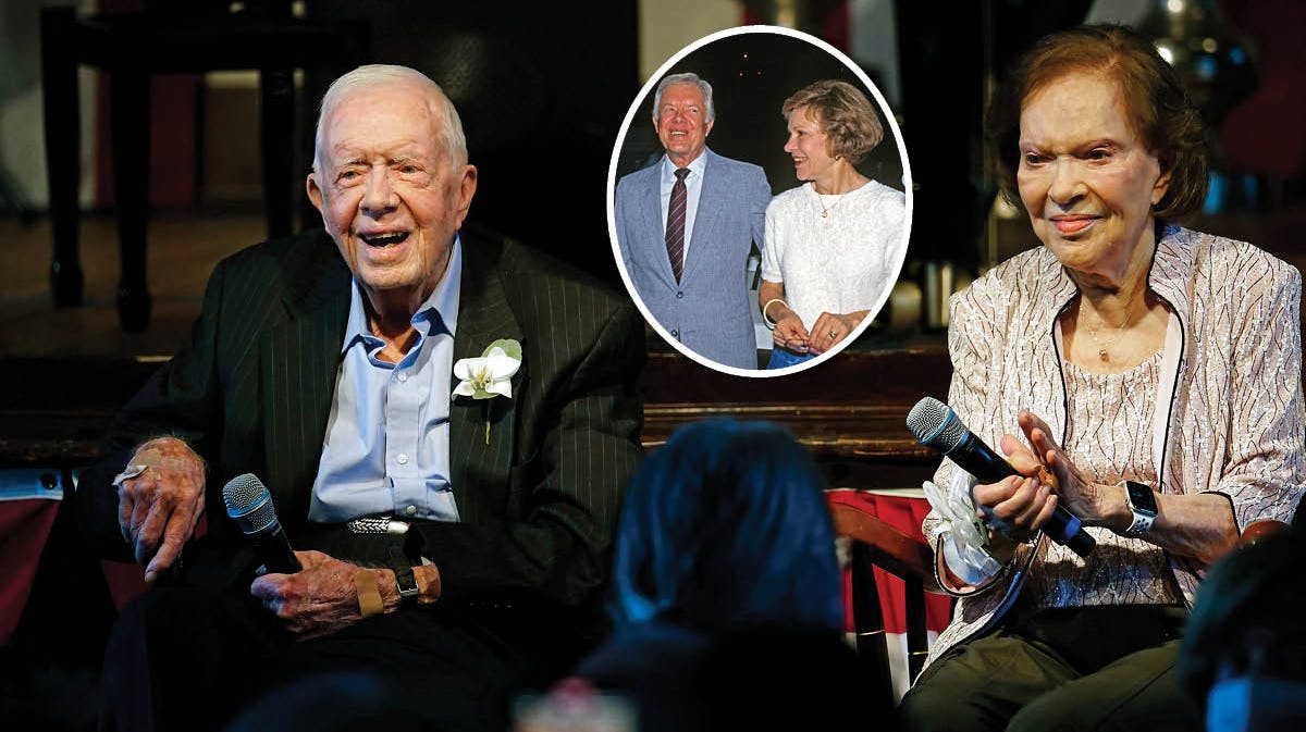 75-års brudeparret på deres store dag