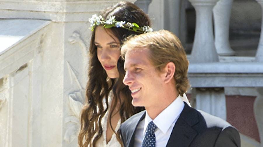 Andrea Casiraghi og Tatiana Santo Domingo. 