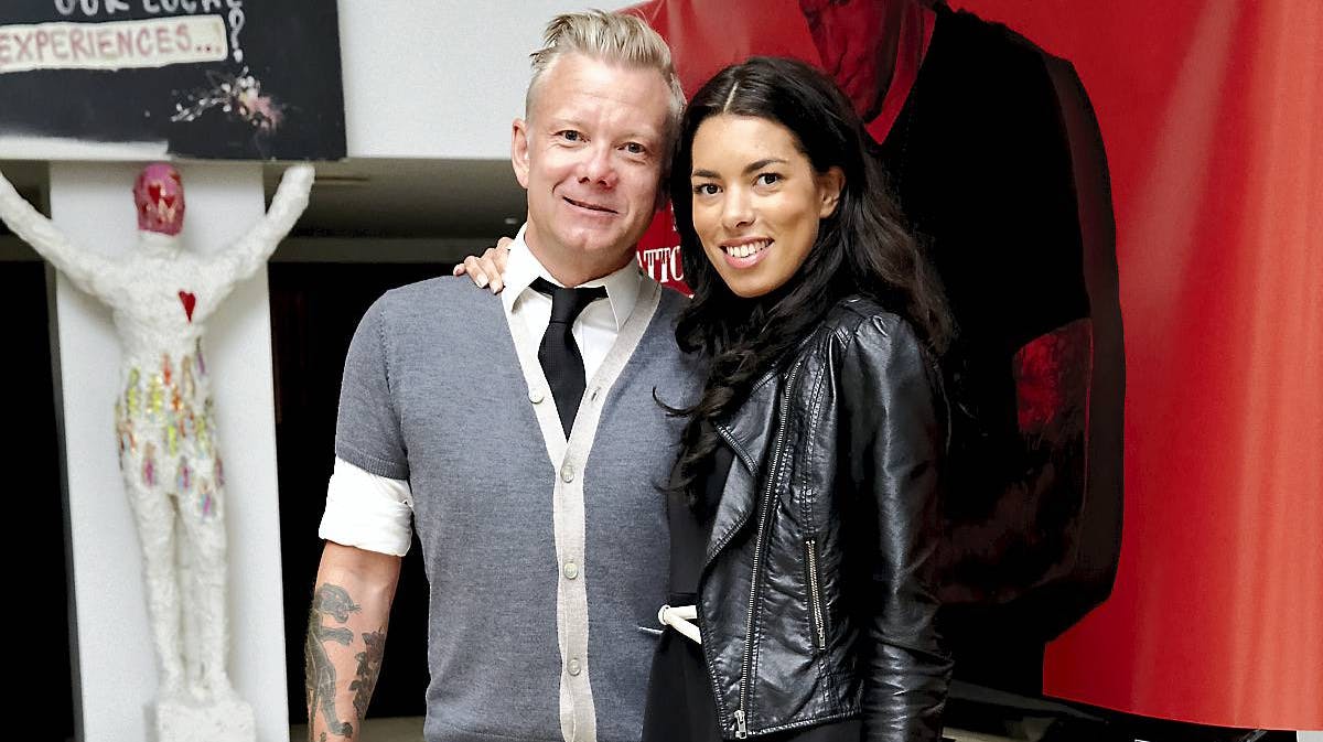 Casper Christensen og Isabel Friis-Mikkelsen.