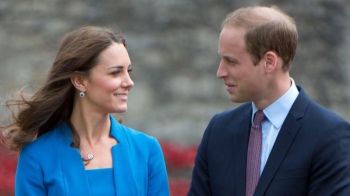 Hertuginde Catherine og prins William.