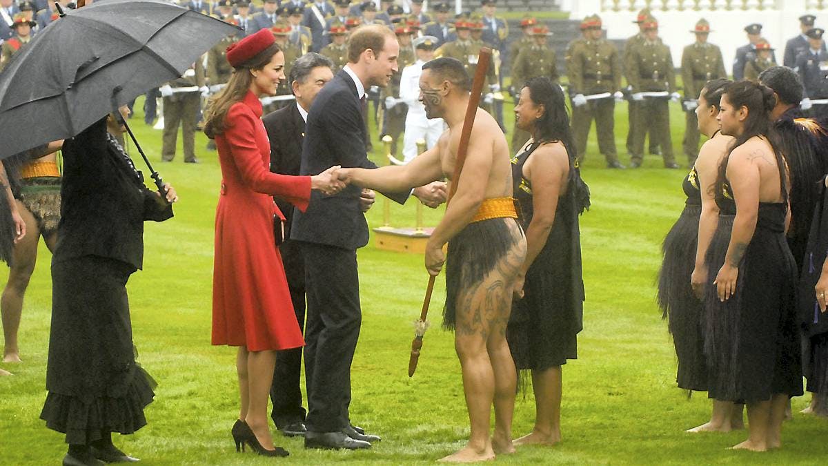 Hertuginde Catherine og prins William besøger New Zealand.