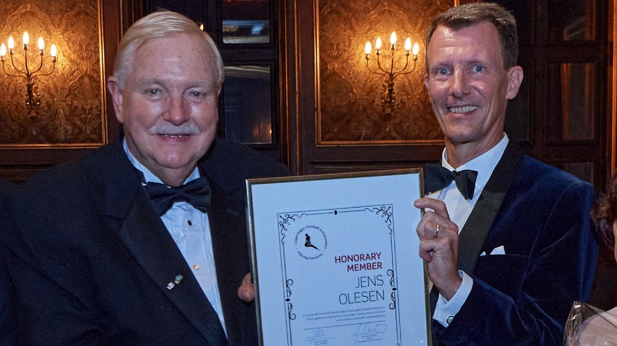 Jens Olesen og prins Joachim