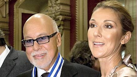 Céline Dion og René Angélil.