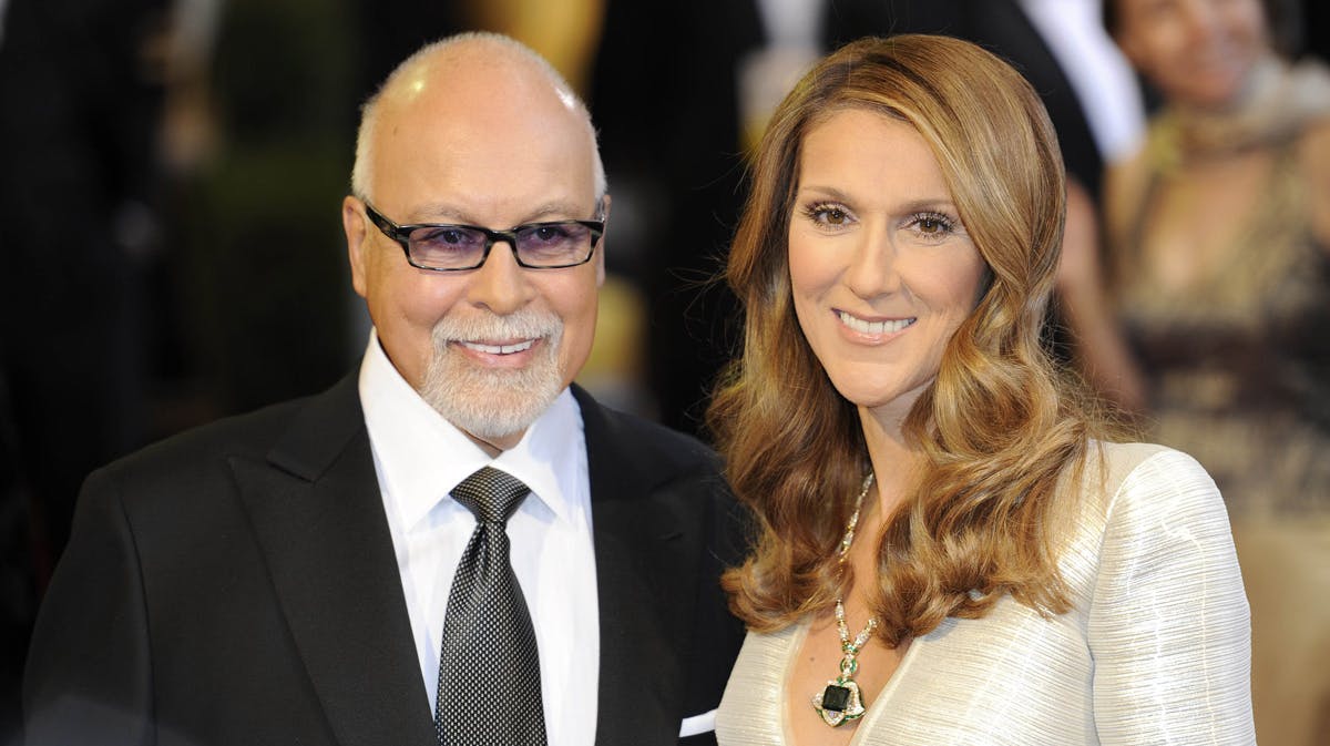 Celine Dion og hendes mand til Oscar-uddelingen i 2011