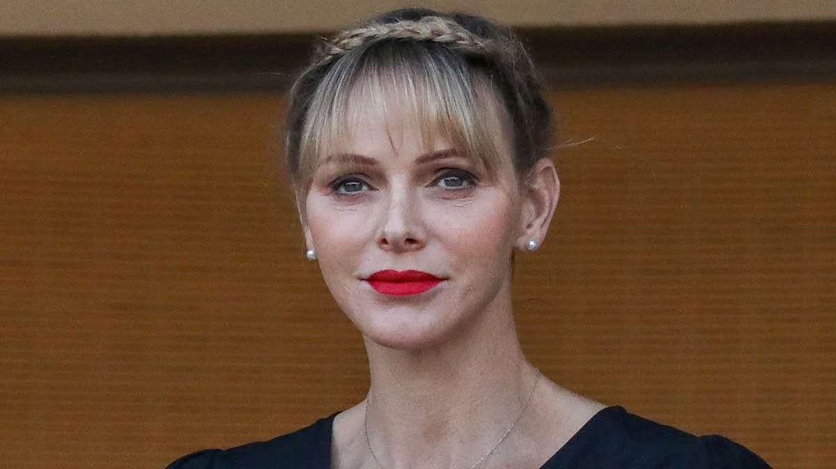 Fyrstinde Charlene af Monaco, arkivfoto. 