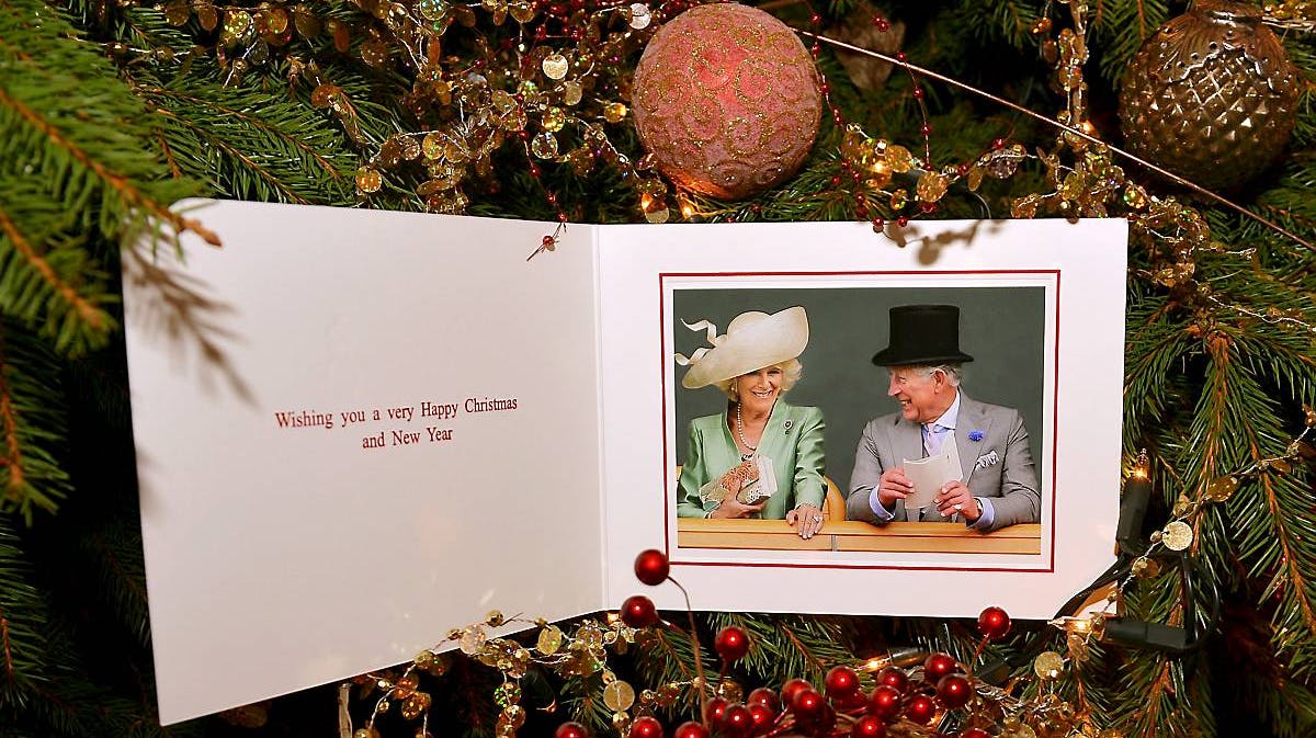 Prins Charles og hertuginde Camillas julekort.