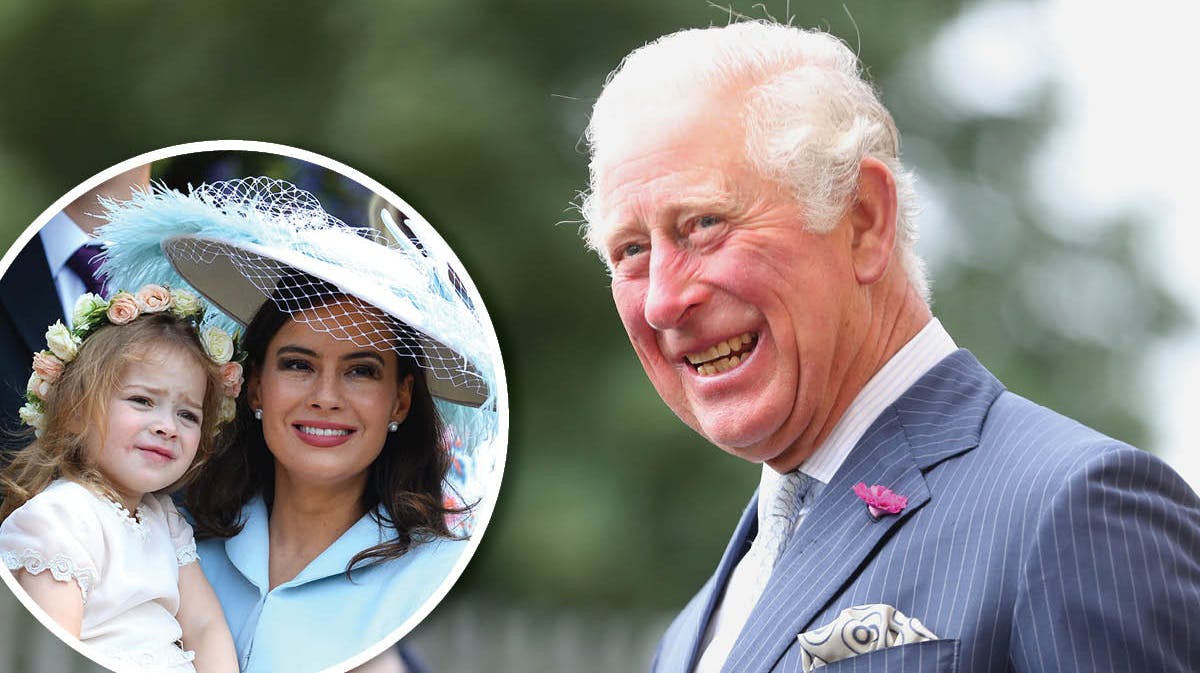 Prins Charles. Indsat: Sophie Winkelman, Lady Frederick Windsor, med datteren Isabella.