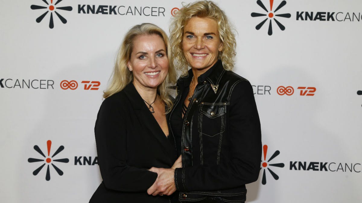 Charlotte Bøving og kæresten Christina.