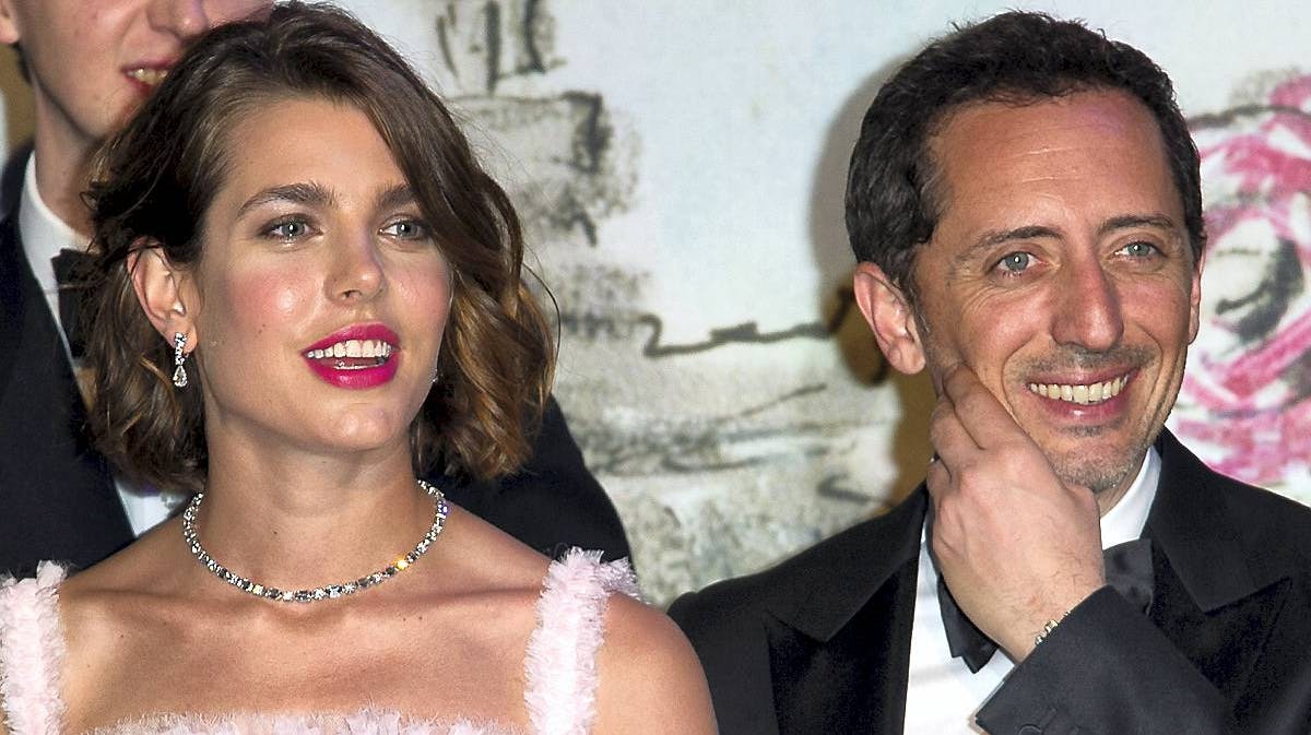 Charlotte Casiraghi og Gad Elmaleh.