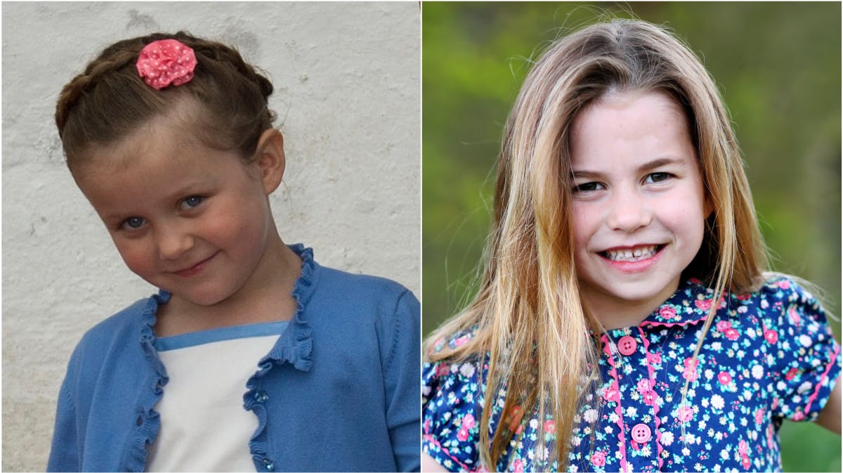 Prinsesse Isabella og prinsesse Charlotte i en foto-montage.&nbsp;