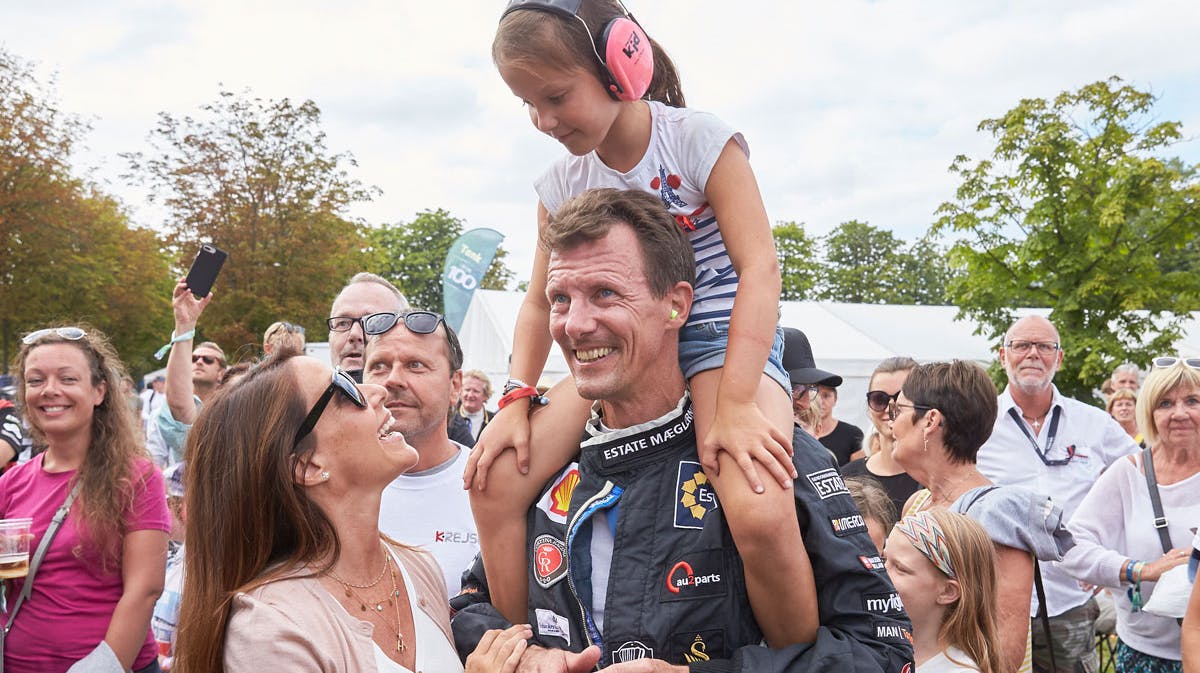 Prins Joachim med hustruen prinsesse Marie og datteren prinsesse Athena.