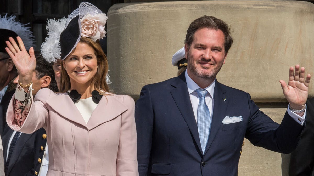 Chris O'Neill og prinsesse Madeleine.