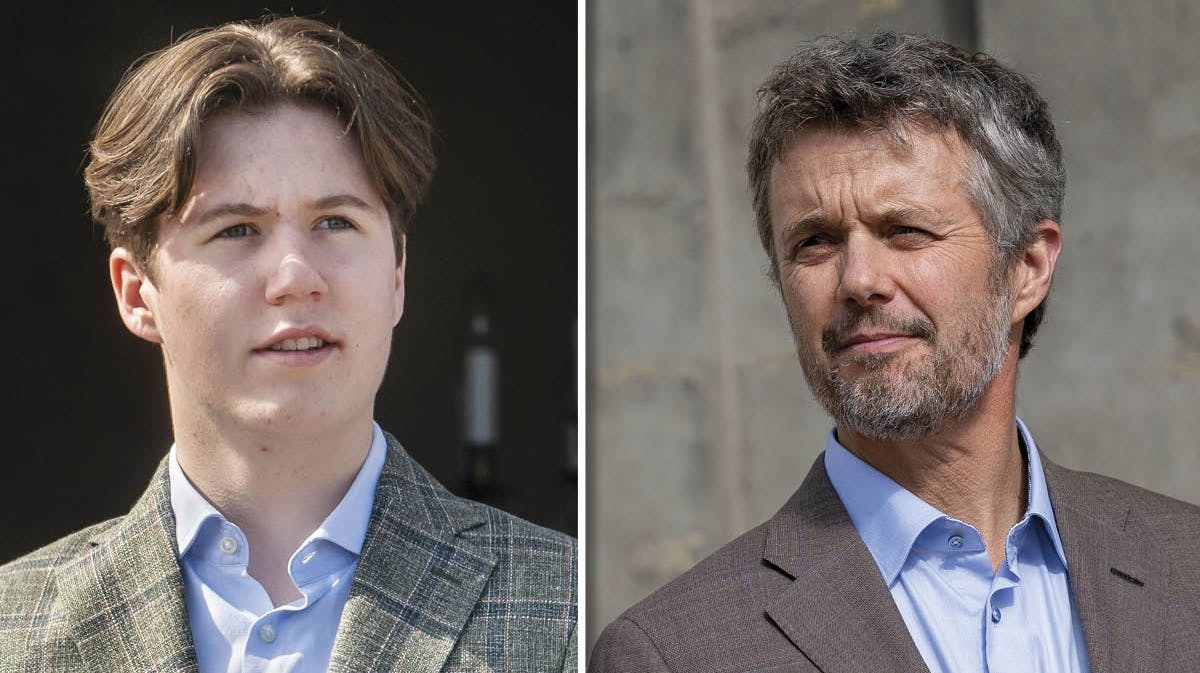 Prins Christian og kronprins Frederik.