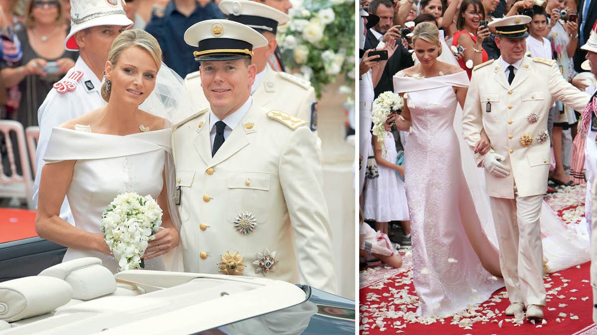 Fyrstinde Charlene og fyrst Albert