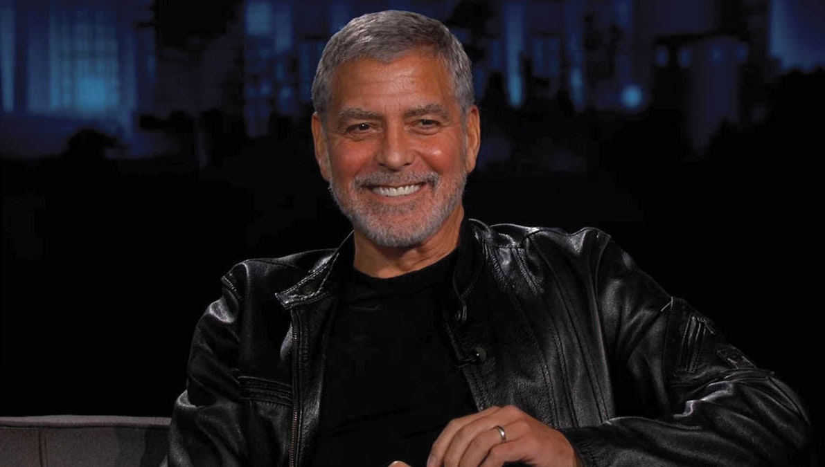 George Clooney som gæst på Jimmy Kimmels talkshow