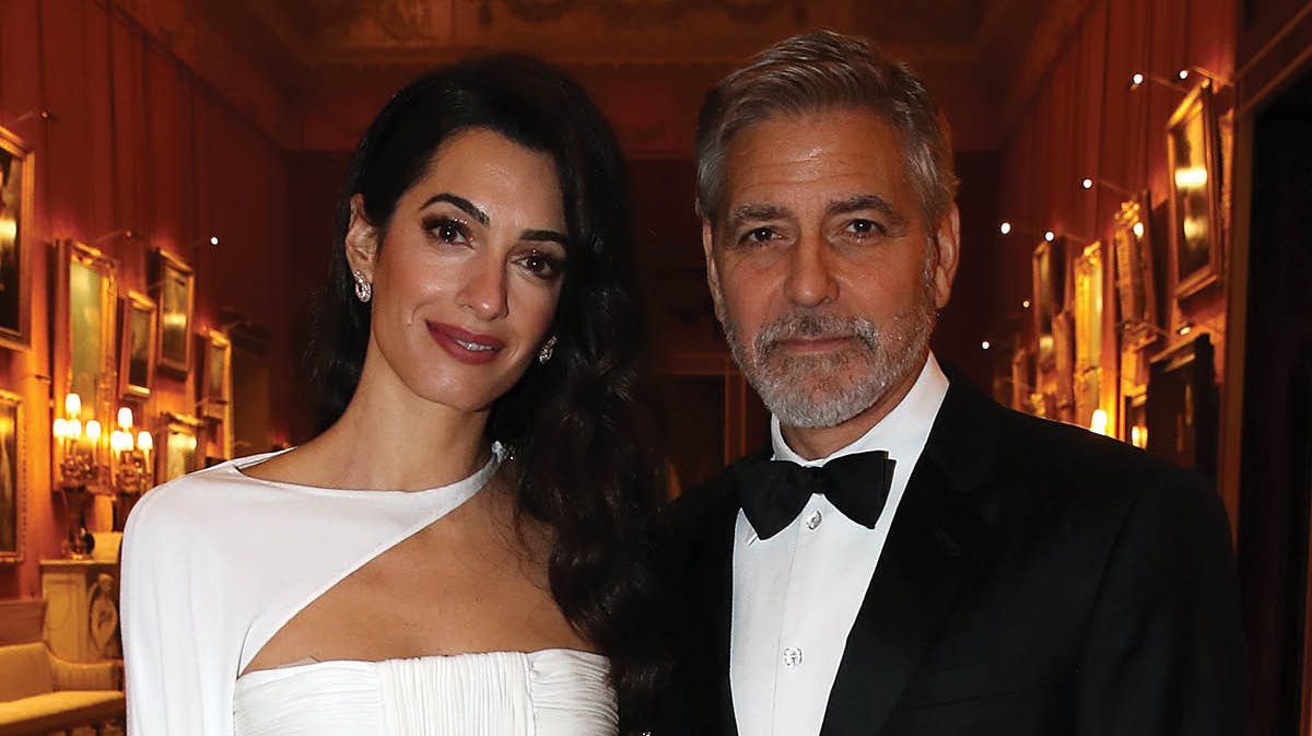 Amal og George Clooney.