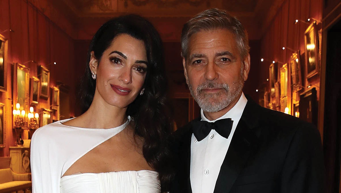 Amal og George Clooney.