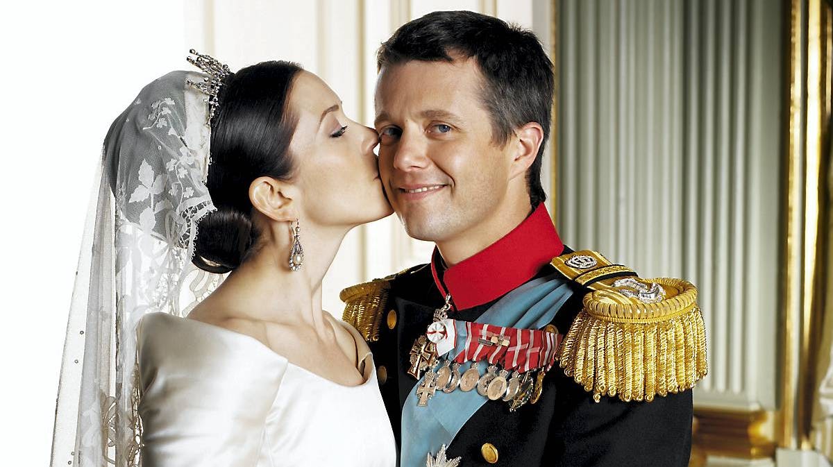 Kronprinsesse Mary og kronprins Frederik, 14. maj 2004.
