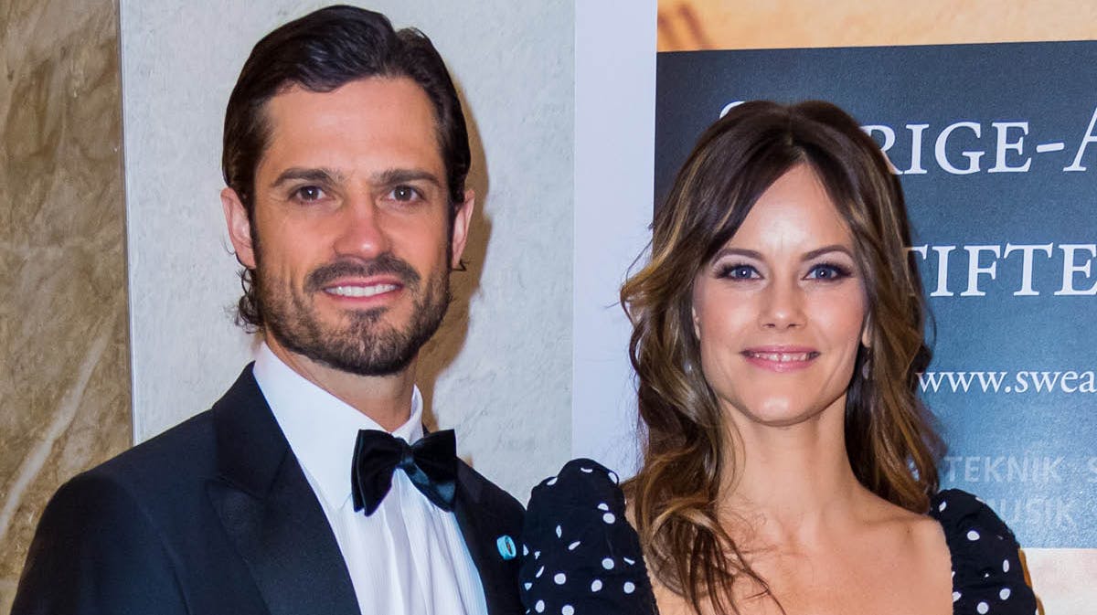 Prins Carl Philip og prinsesse Sofia, arkivfoto. 