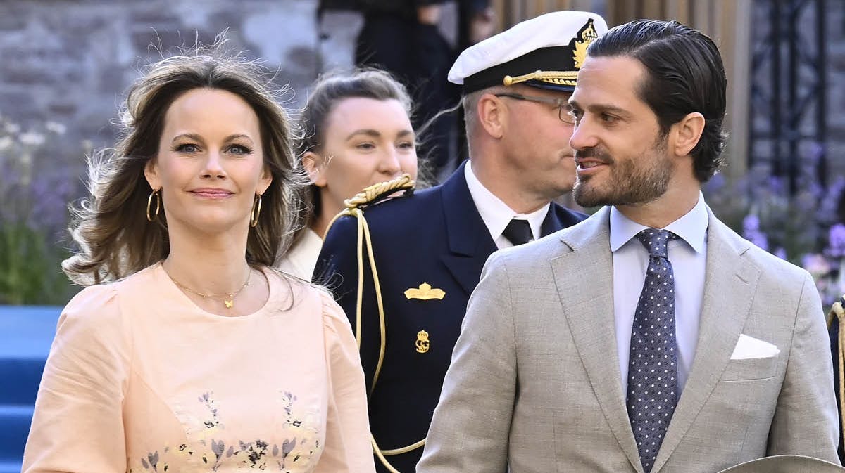 Prinsesse Sofia og prins Carl Philip.&nbsp;