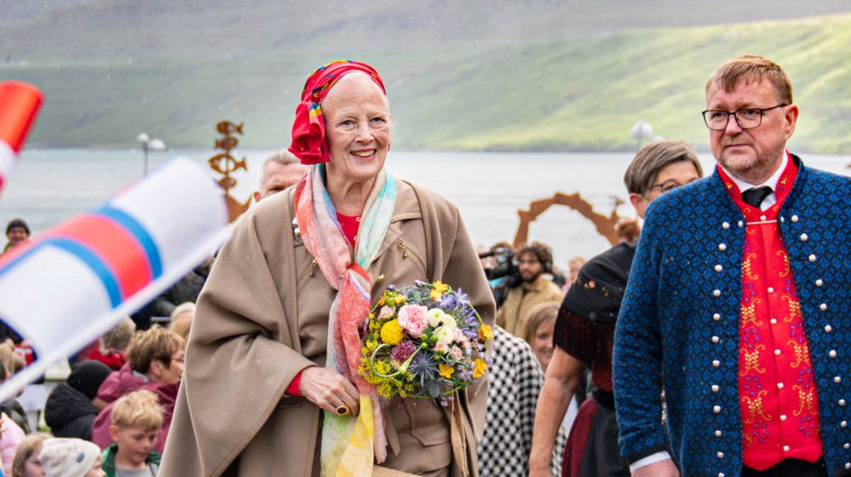 Dronning Margrethe. 