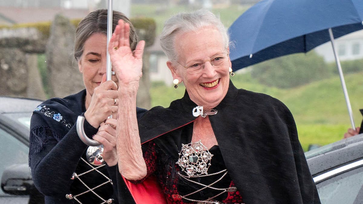 Dronning Margrethe. 