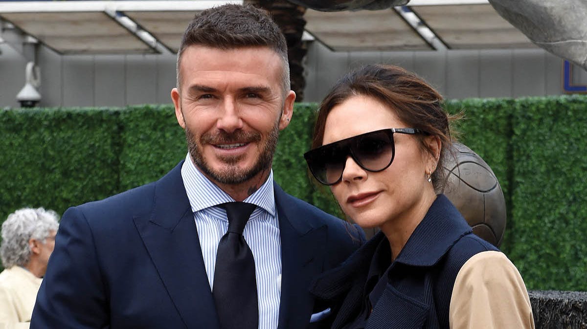 David Beckham og Victoria Beckham.