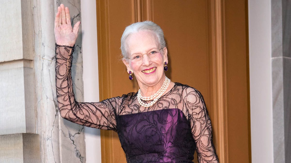 Dronning Margrethe ved prinsesse Benediktes 75-års fødselsdag. Arkivfoto. 