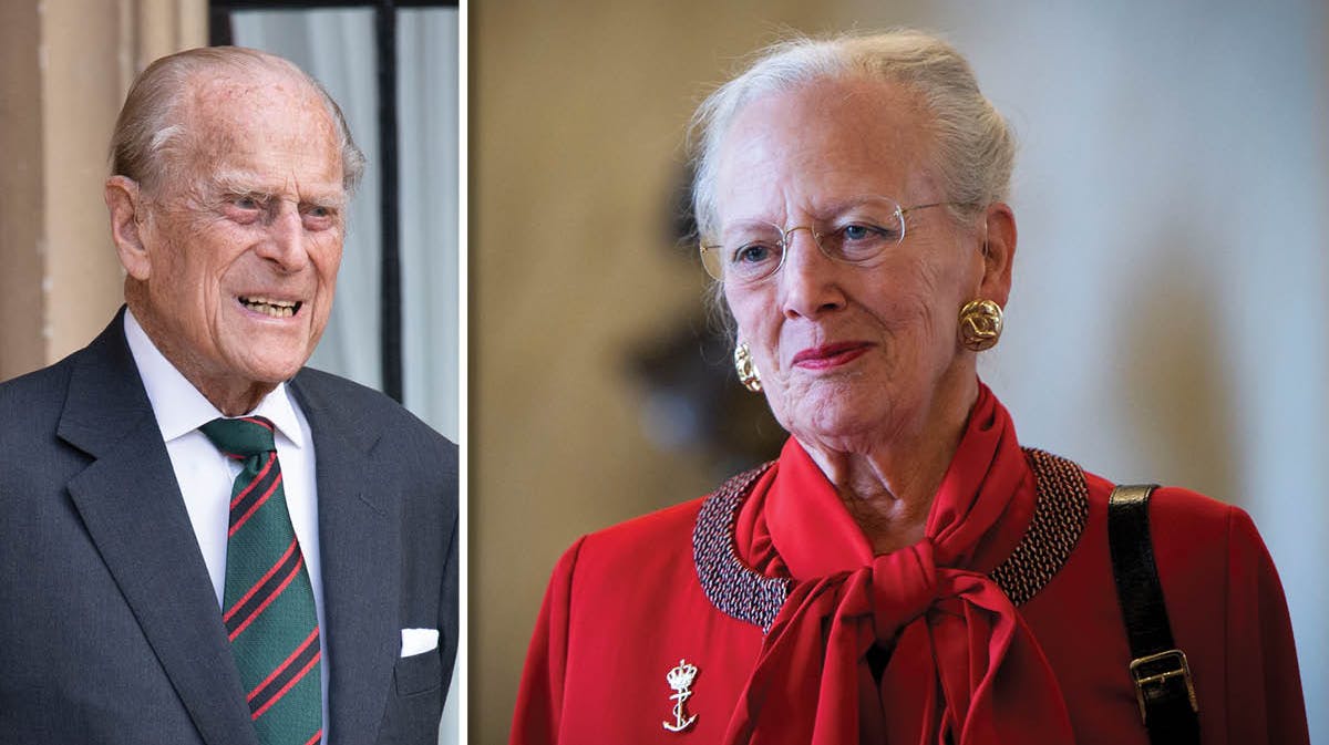 Dronning Margrethe. Indsat: Prins Philip. 