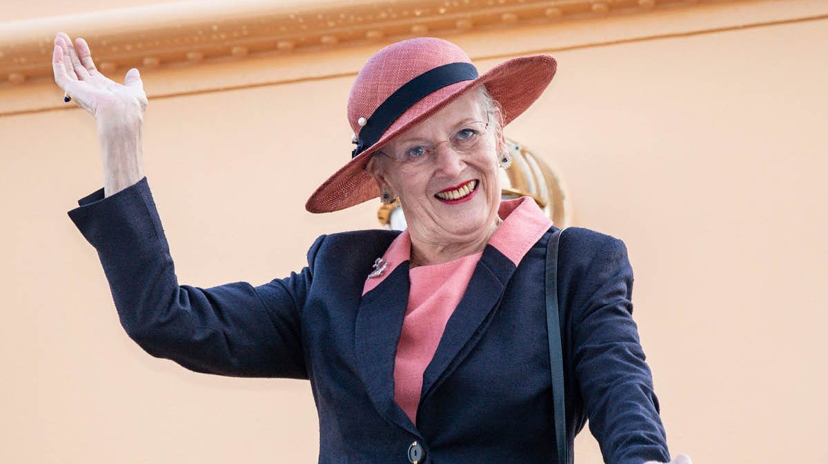 Arkivfoto: Dronning Margrethe på Kongeskibet.&nbsp;