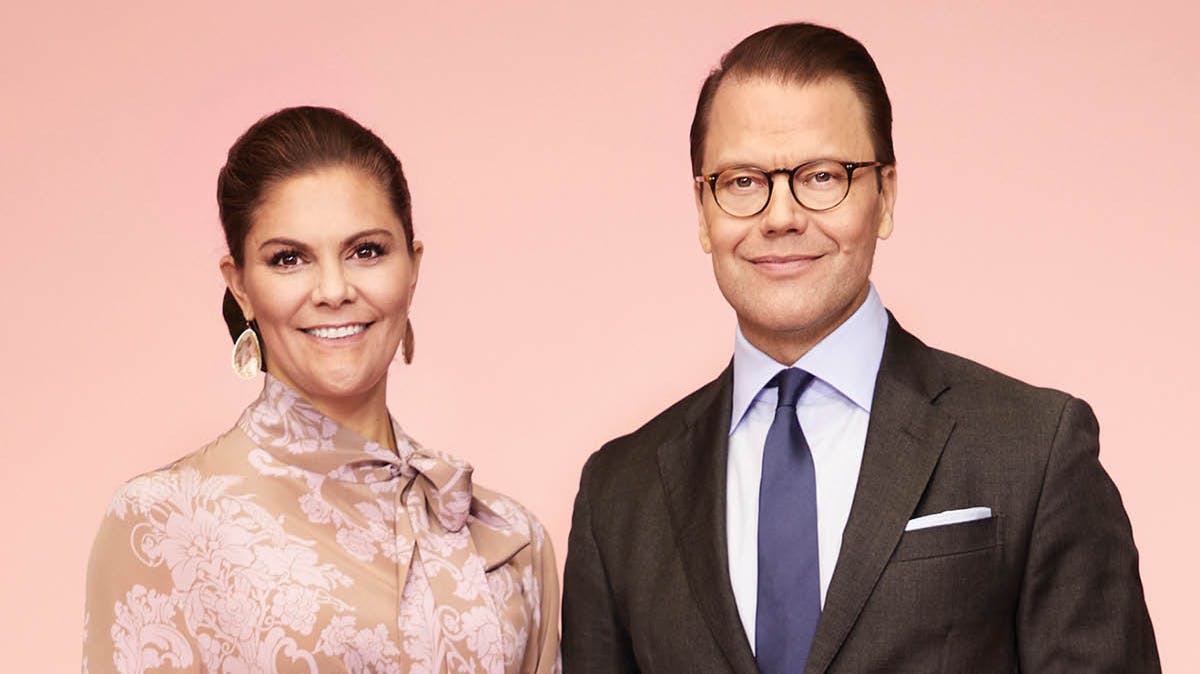 Kronprinsesse Victoria og prins Daniel.