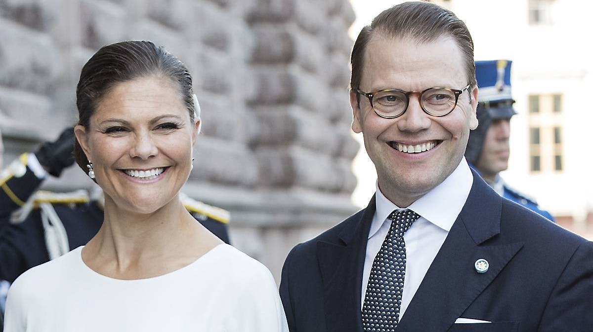 Kronprinsesse Victoria og prins Daniel.