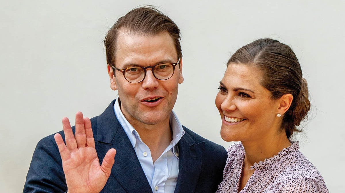 Prins Daniel og kronprinsesse Victoria.