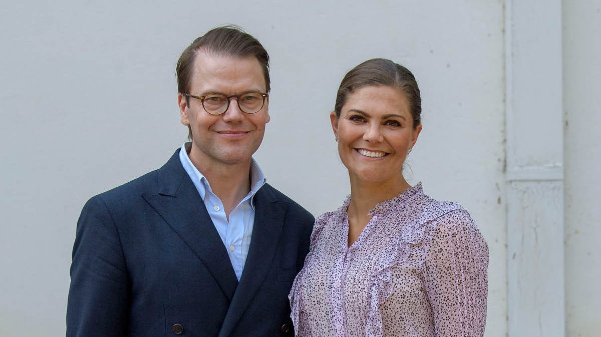 Prins Daniel og kronprinsesse Victoria. 