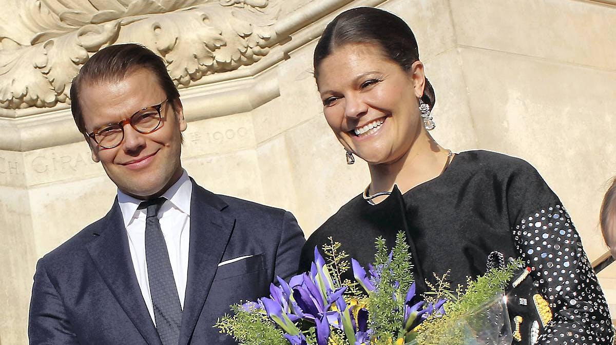 Prins Daniel og kronprinsesse Victoria.