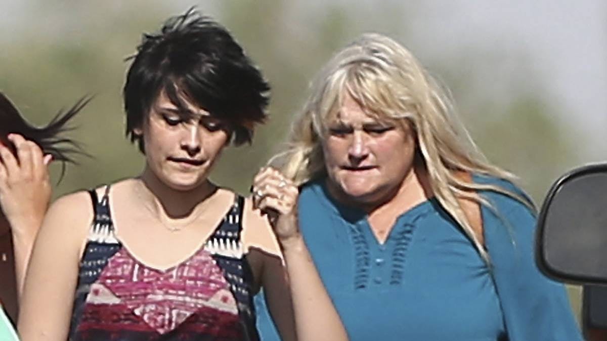 Paris Jackson og Debbie Rowe.