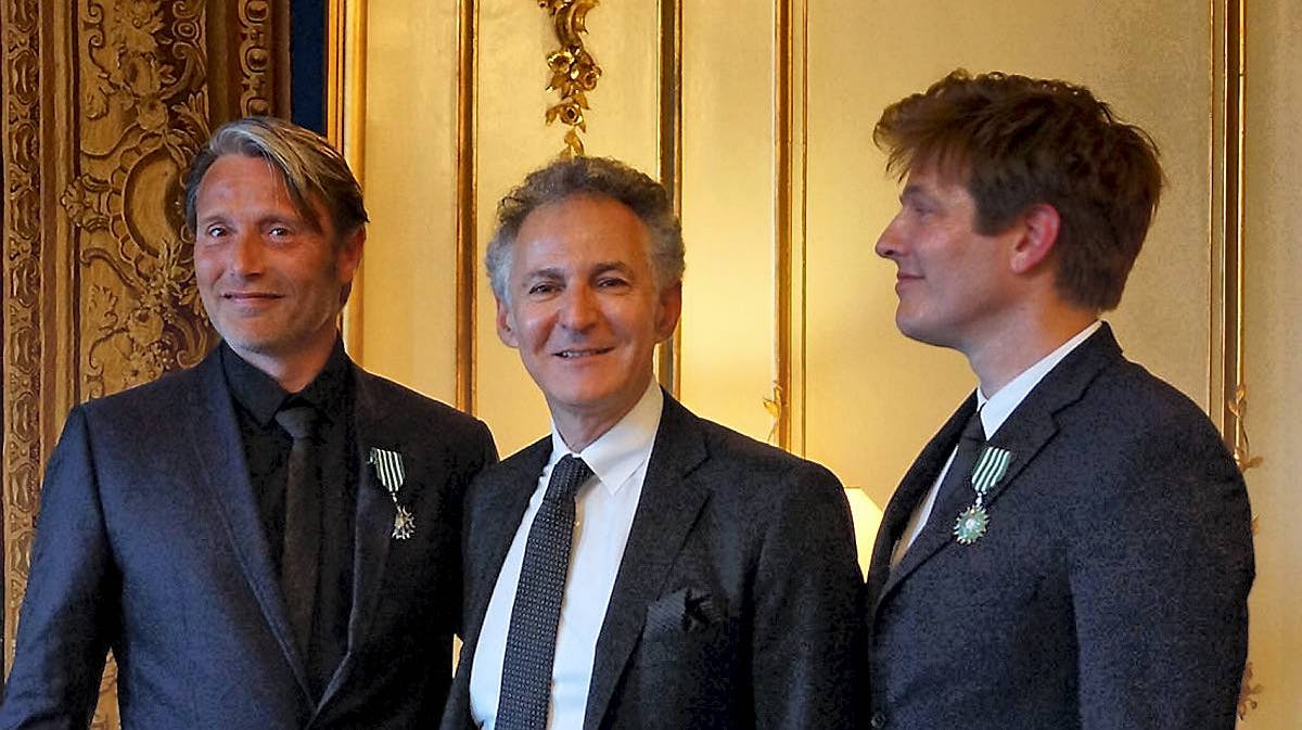 Mads Mikkelsen, François Zimeray og Thomas Vinterberg