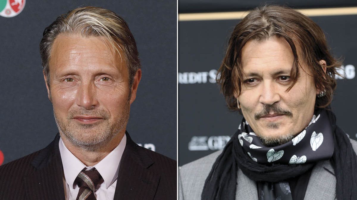 Mads Mikkelsen og Johnny Depp.