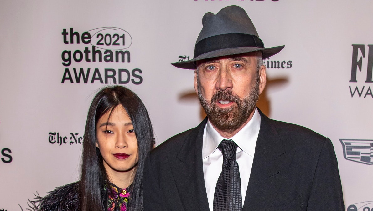 Nicolas Cage og hustruen&nbsp;Riko Shibata.&nbsp;