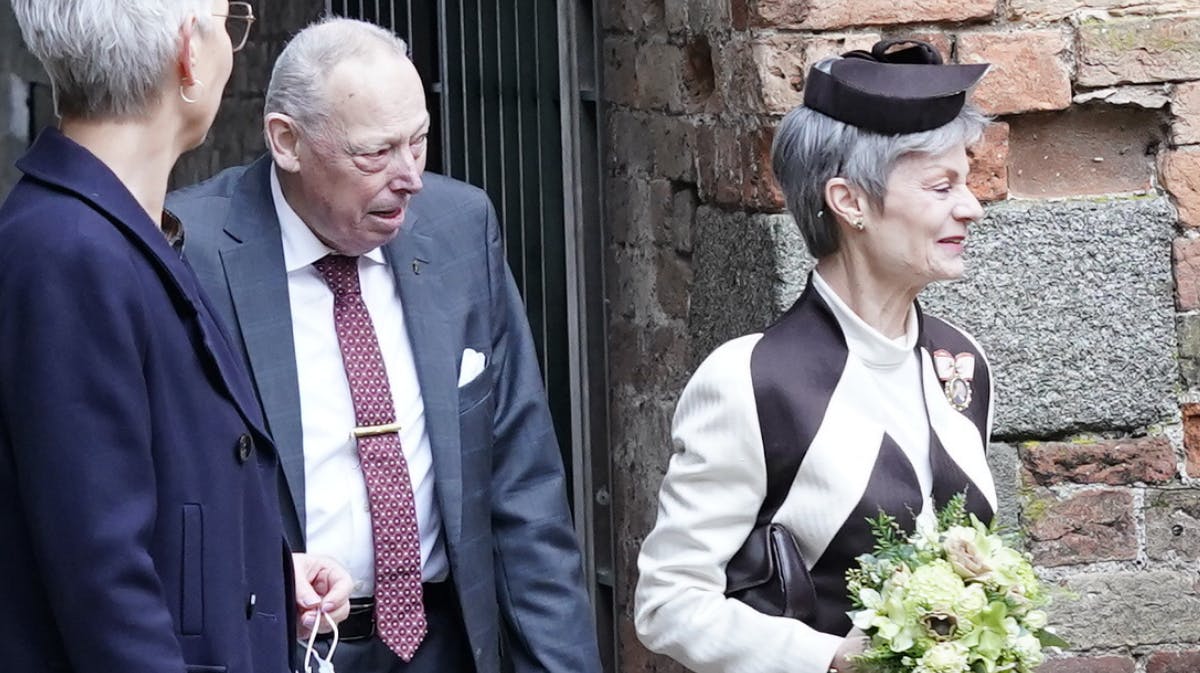 Grev Ingolf og grevinde Sussie ankommer til Koldinghus