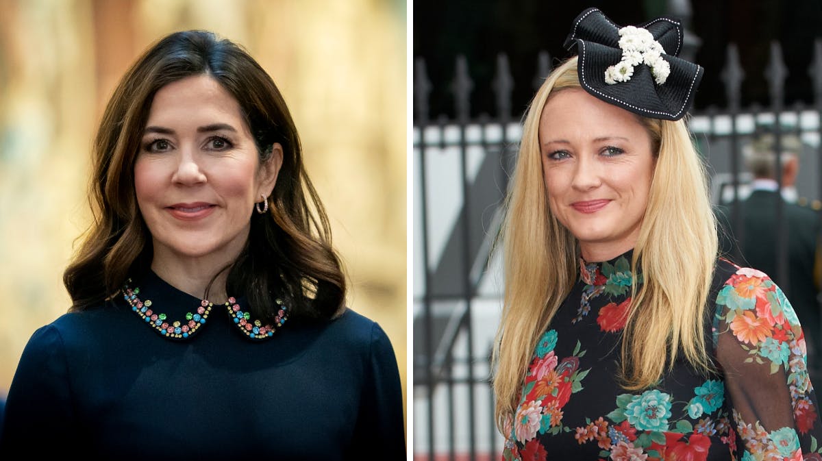 Kronprinsesse Mary og Amber Petty. 
