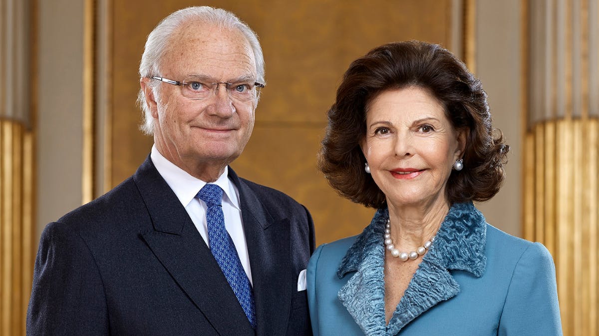 Kong Carl Gustaf og dronning Silvia