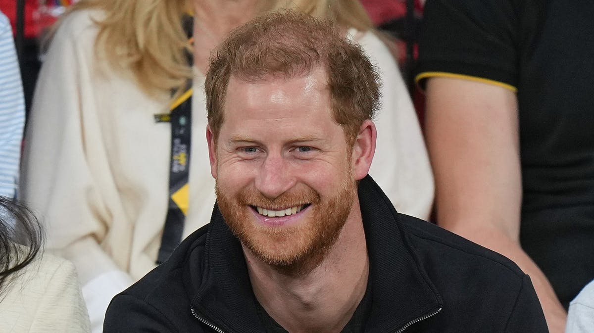 Prins Harry under dette års Invictus Games. 